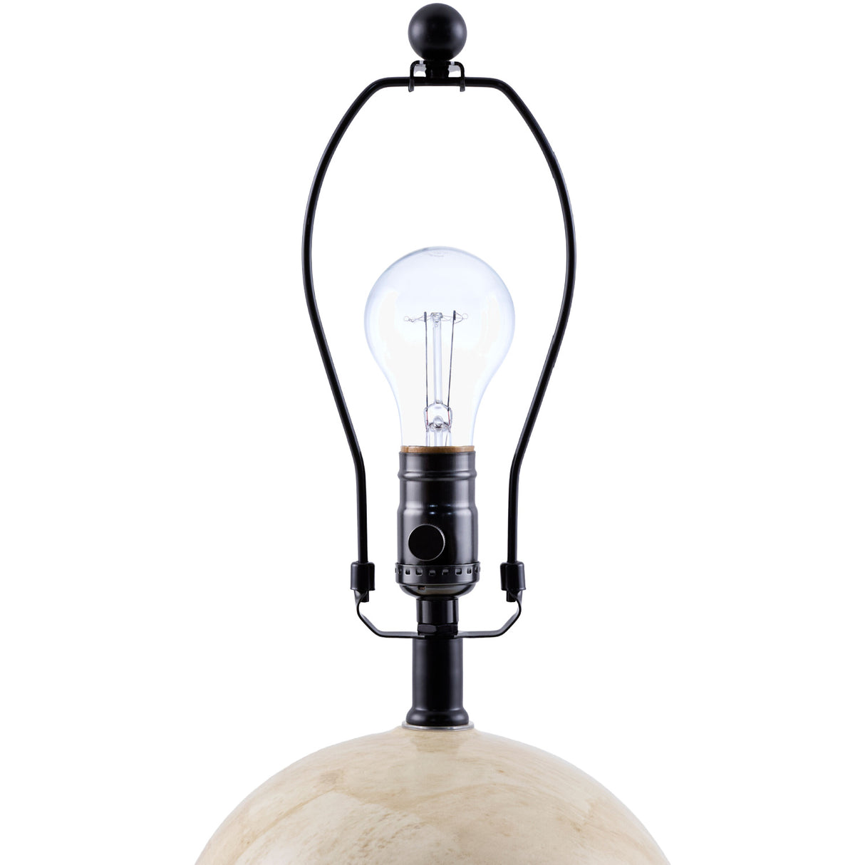 Modern European furniture - White Ceramic Sphere Table Lamp - www.oroa.com | Oroa.com