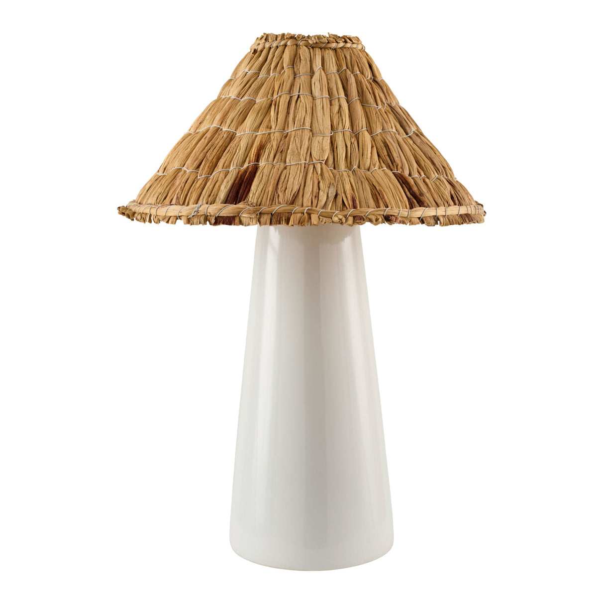 Seagrass Shade Ceramic Table Lamp | Oroa.com