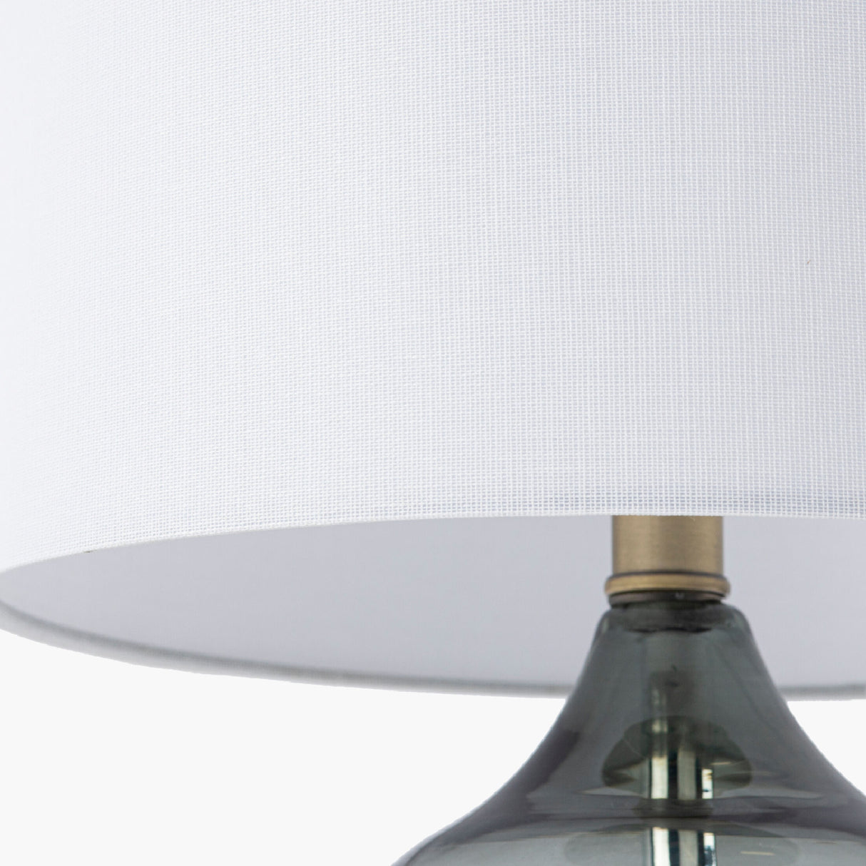 Modern European furniture - Gray Glass Accent Table Lamp - www.oroa.com | Oroa.com