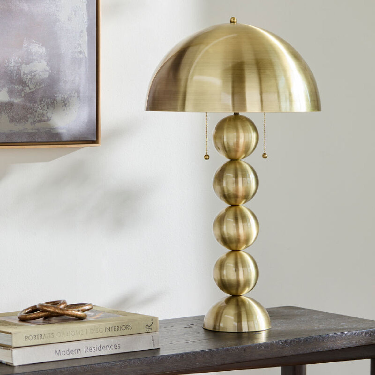 Modern European furniture - Embellished Glass Accent Table Lamp - www.oroa.com | Oroa.com