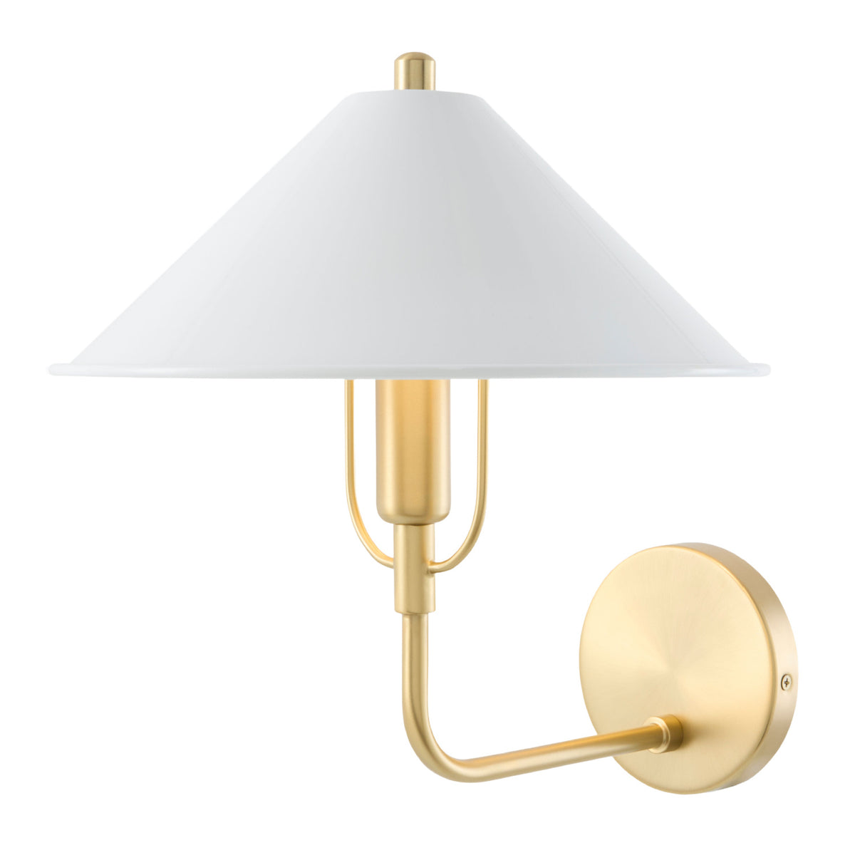 Modern European furniture - Empire White Linen Wall Lamp - www.oroa.com | Oroa.com