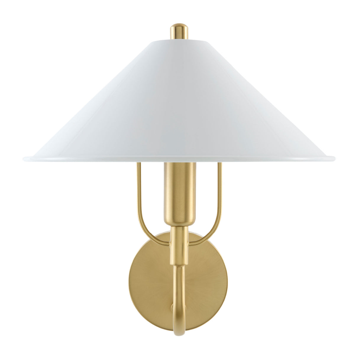 Modern European furniture - Empire White Linen Wall Lamp - www.oroa.com | Oroa.com