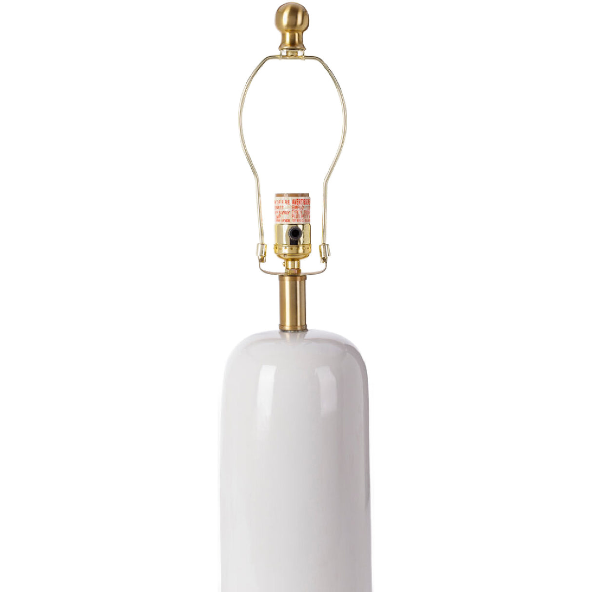 White Ceramic Accent Table Lamp | Oroa.com