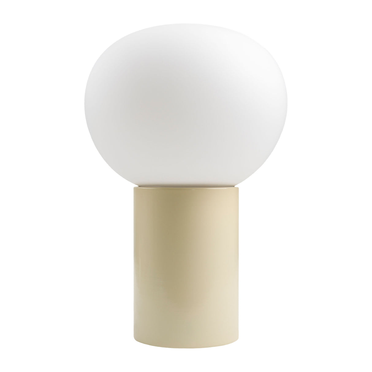 Modern European furniture - Round White Glass Table Lamp - www.oroa.com | Oroa.com