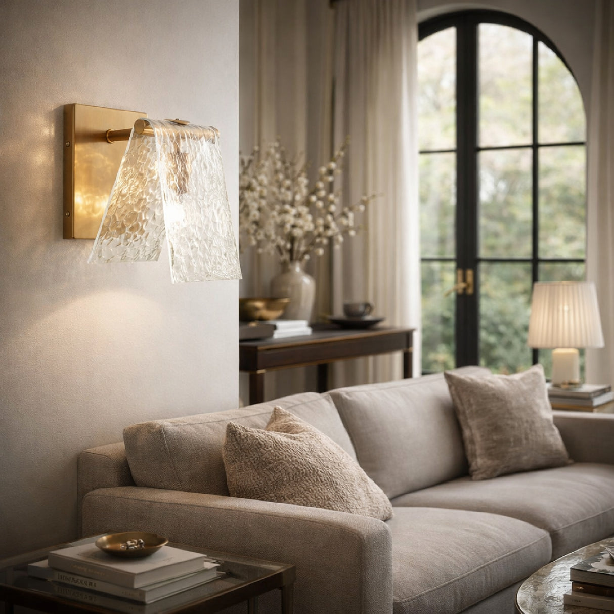 Modern European furniture - Glass Pyramid Wall Lamp - www.oroa.com | Oroa.com