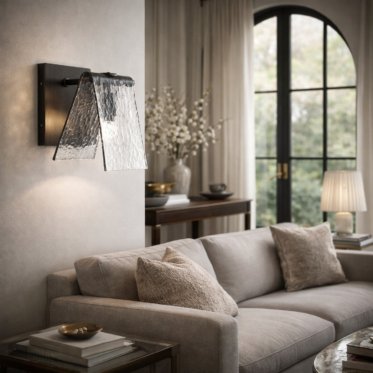 Modern European furniture - Glass Pyramid Wall Lamp - www.oroa.com | Oroa.com