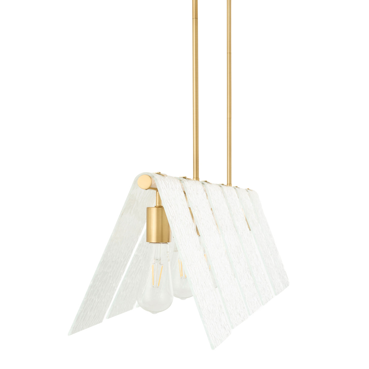 Modern European furniture - 6-Light Clear Glass Linear Chandelier - www.oroa.com | Oroa.com