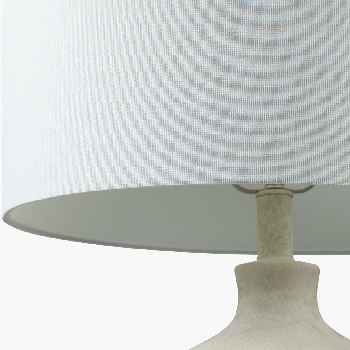 Modern European furniture - Painted White Ceramic Table Lamp - www.oroa.com | Oroa.com