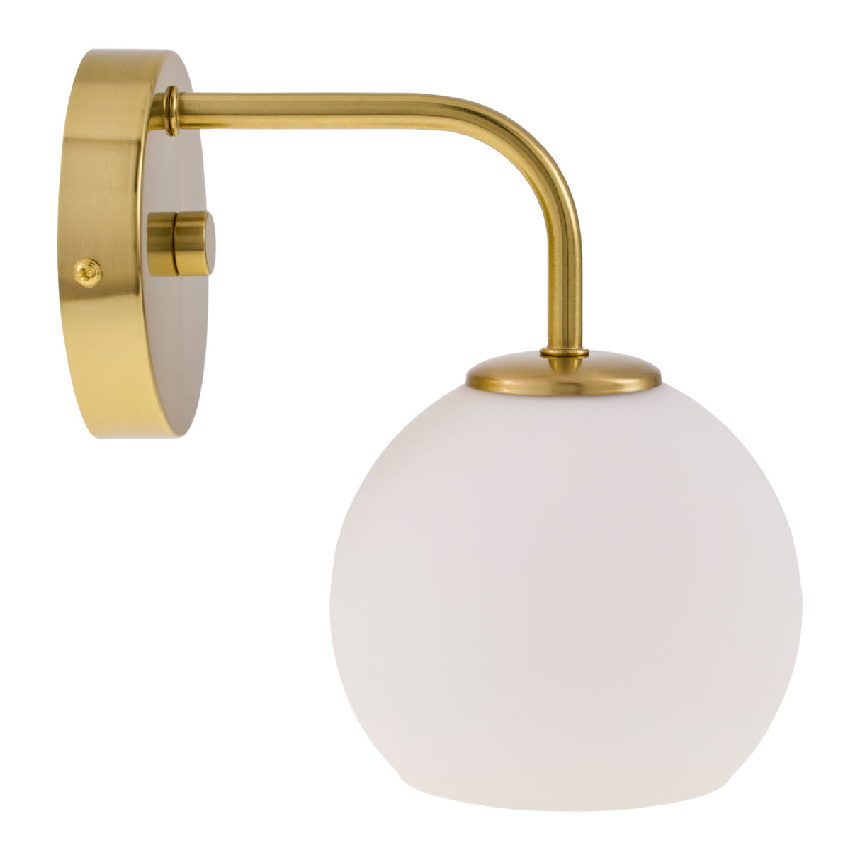 Modern European furniture - Gold Clear Glass Wall Lamp - www.oroa.com | Oroa.com