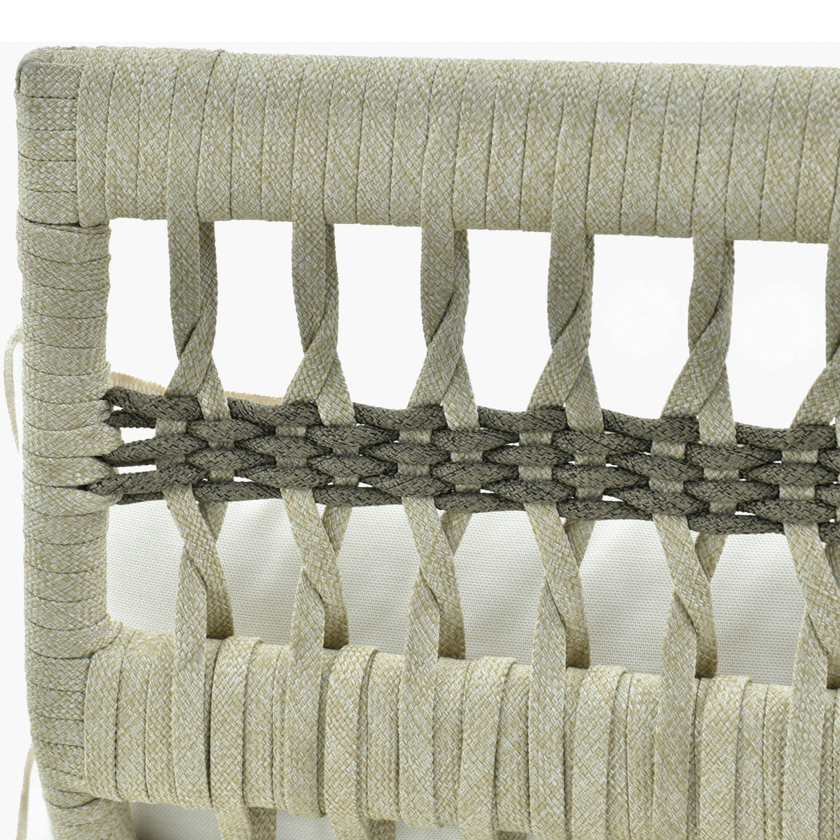 Modern European furniture - Cream Aluminum Outdoor Sectional Sofa - www.oroa.com | Oroa.com
