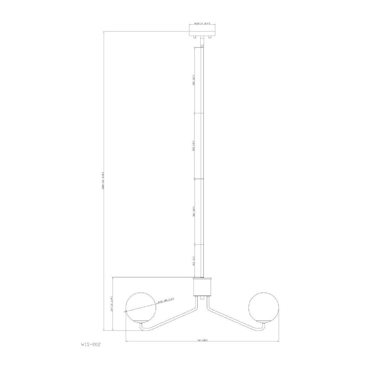 Modern European furniture - 6-Light White Glass Orbs Chandelier - www.oroa.com | Oroa.com