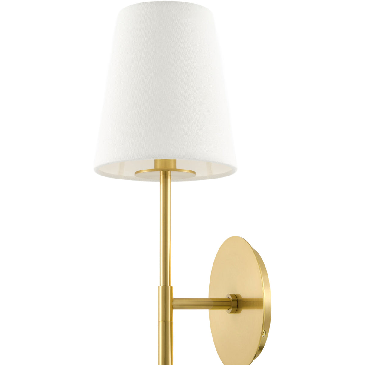 Modern European furniture - White Linen Shade Wall Lamp - www.oroa.com | Oroa.com