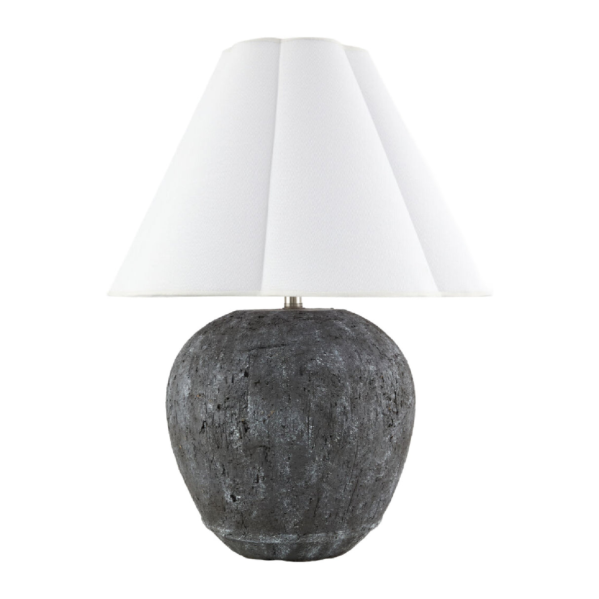 Modern European furniture - Black Cement Accent Table Lamp - www.oroa.com | Oroa.com