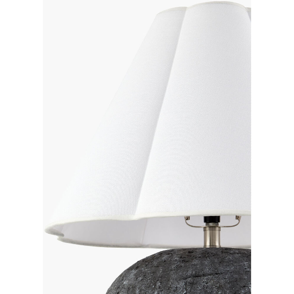 Modern European furniture - Black Cement Accent Table Lamp - www.oroa.com | Oroa.com