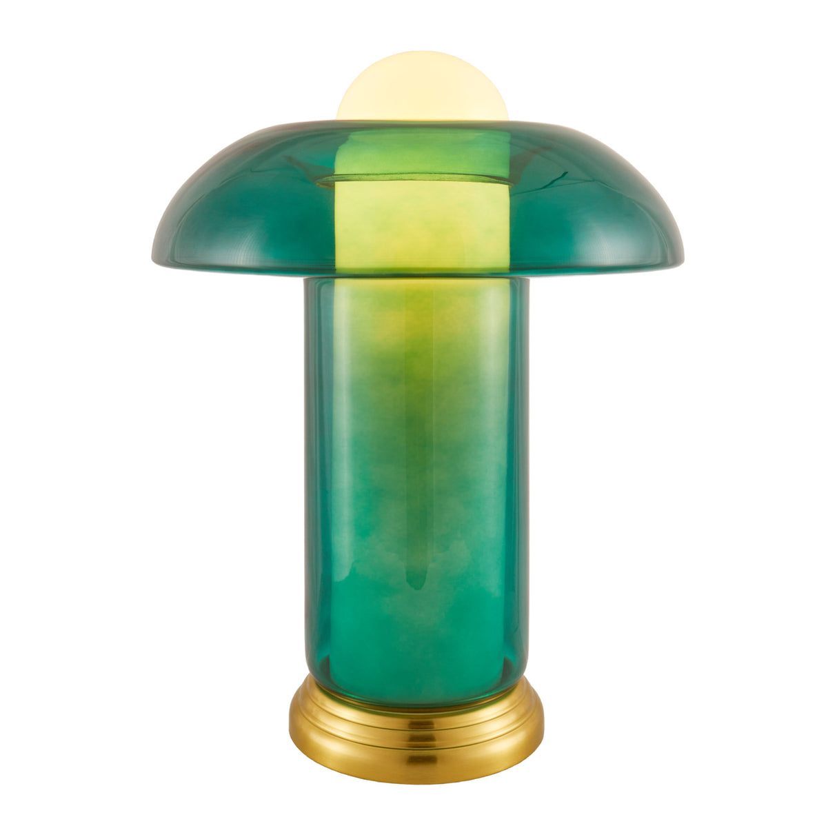 Modern European furniture - Blue Glass Accent Table Lamp - www.oroa.com | Oroa.com