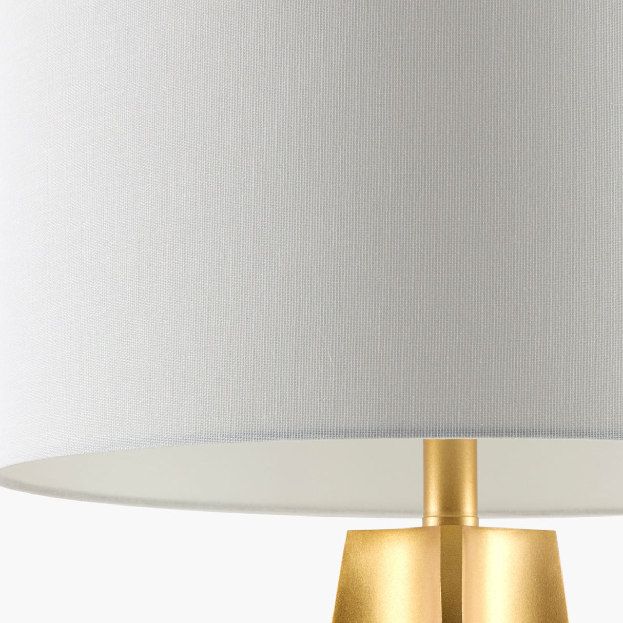 Modern European furniture - Gold Faceted Base Table Lamp - www.oroa.com | Oroa.com