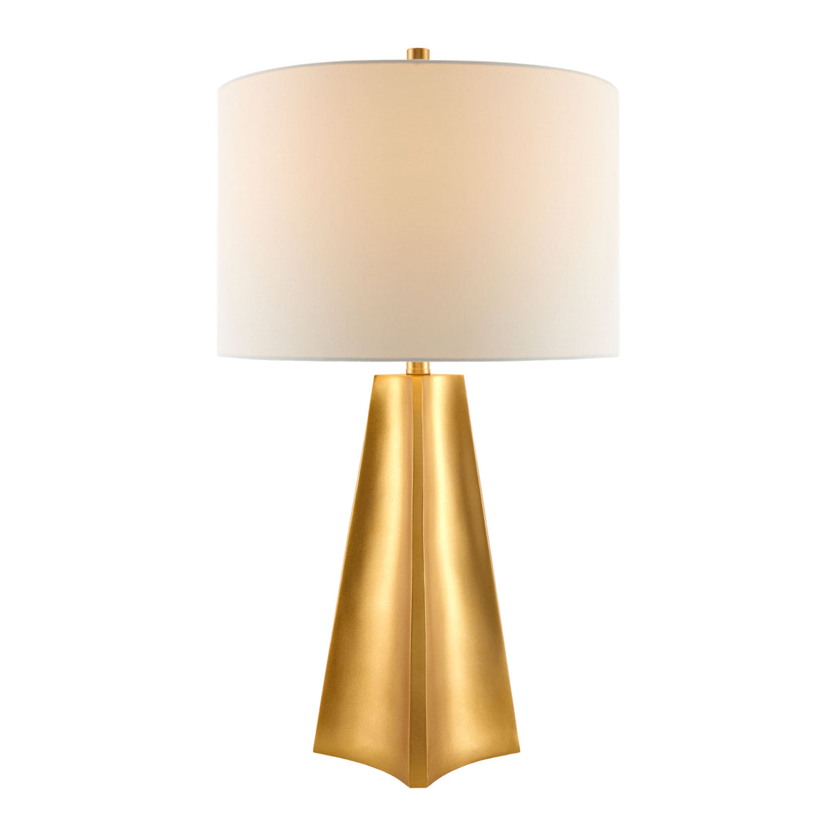 Modern European furniture - Gold Faceted Base Table Lamp - www.oroa.com | Oroa.com