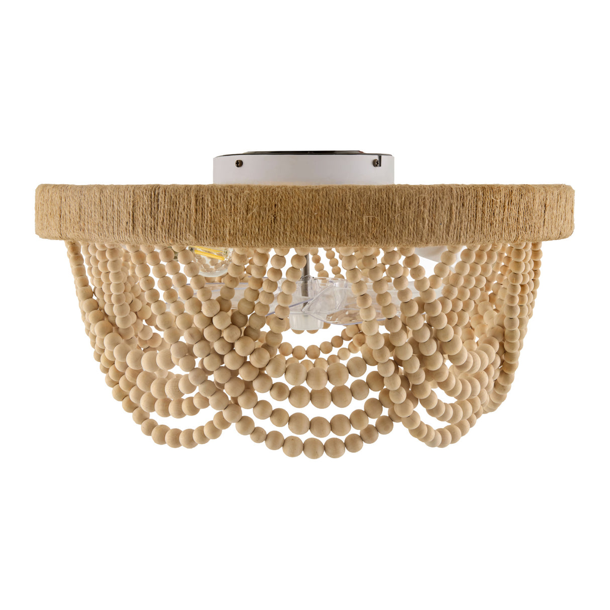 Modern European furniture - Wooden Beads Cascade Chandelier - www.oroa.com | Oroa.com