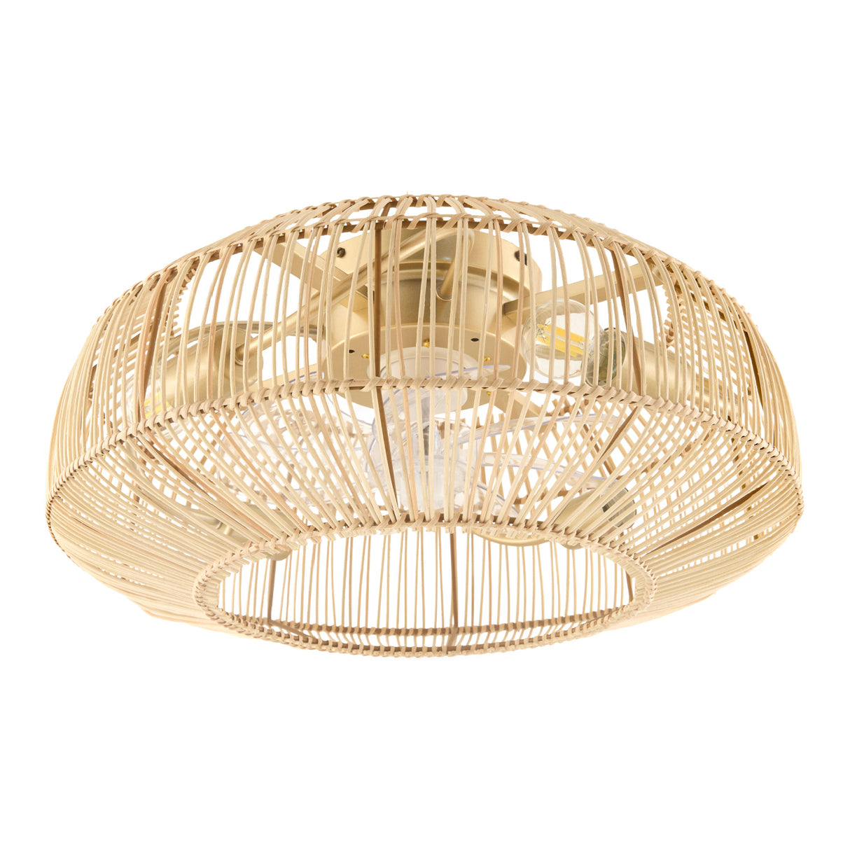 Modern European furniture - Rattan Cane 4-Light Chandelier - www.oroa.com | Oroa.com