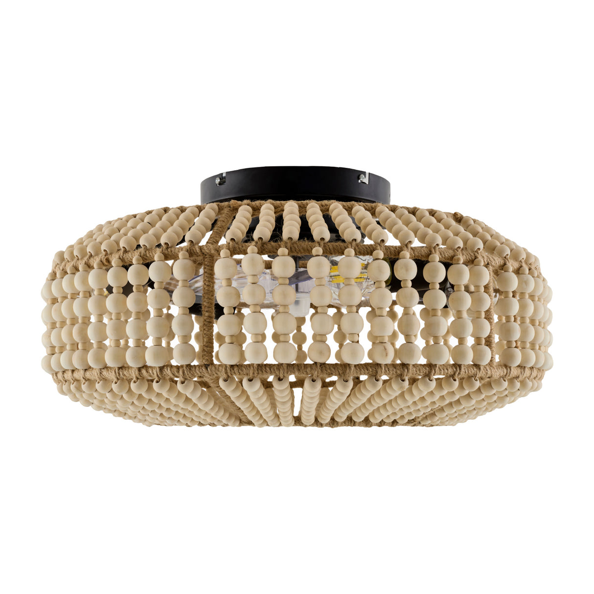 Modern European furniture - Wooden Beads 4-Light Chandelier - www.oroa.com | Oroa.com