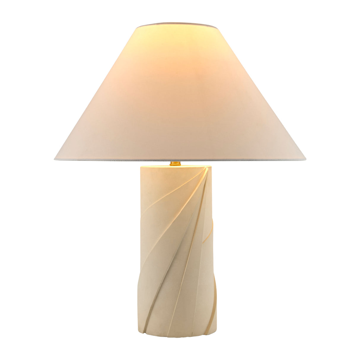 Modern European furniture - White Concrete Cotton Table Lamp - www.oroa.com | Oroa.com