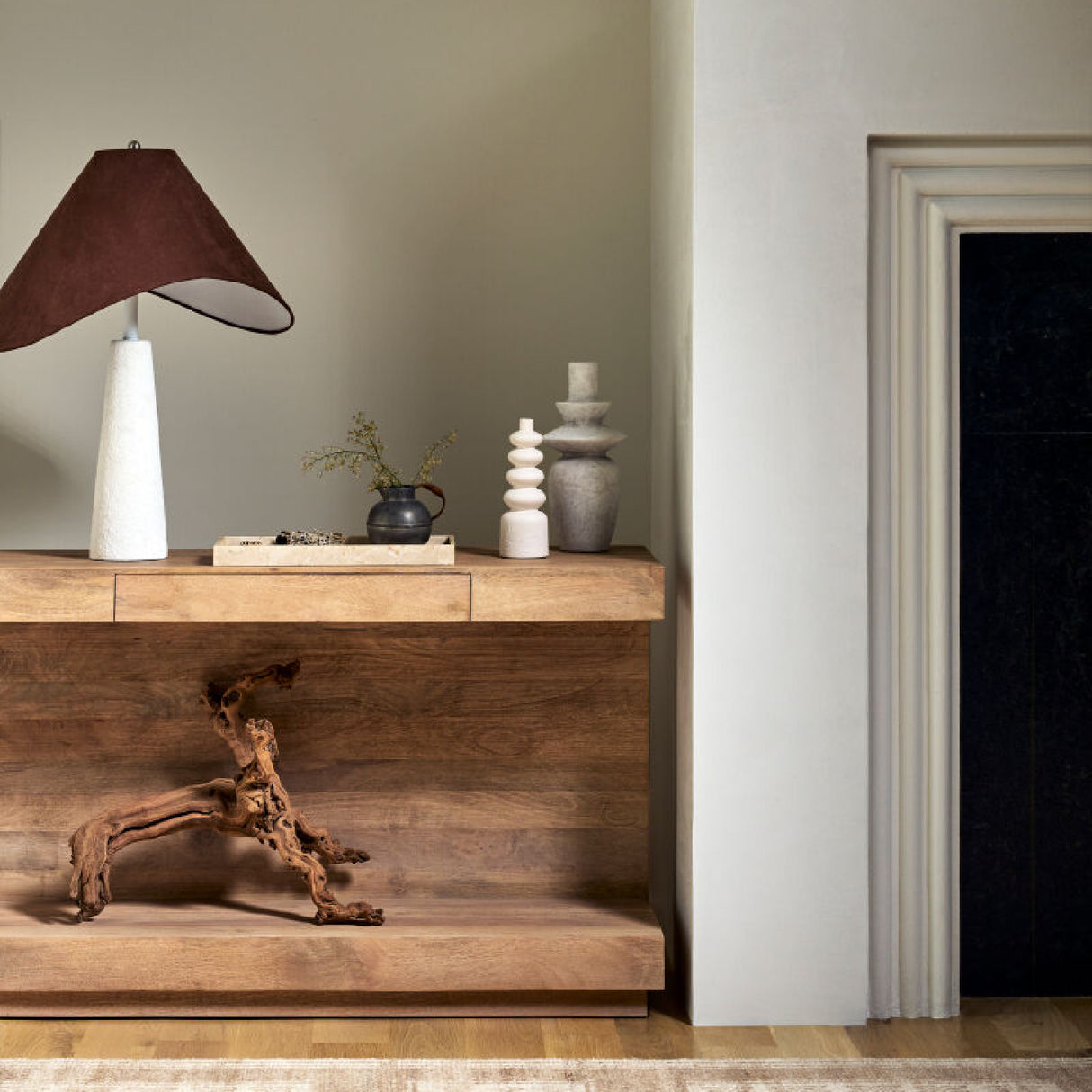 Modern European furniture - Matte Ceramic Sculptural Vase - www.oroa.com | Oroa.com