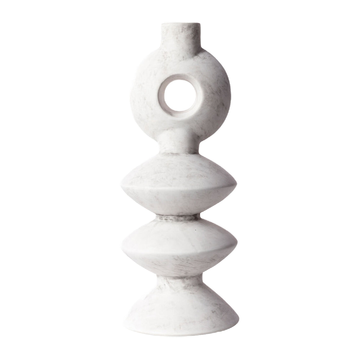 Modern European furniture - Matte Ceramic Geometrical Vase - www.oroa.com | Oroa.com