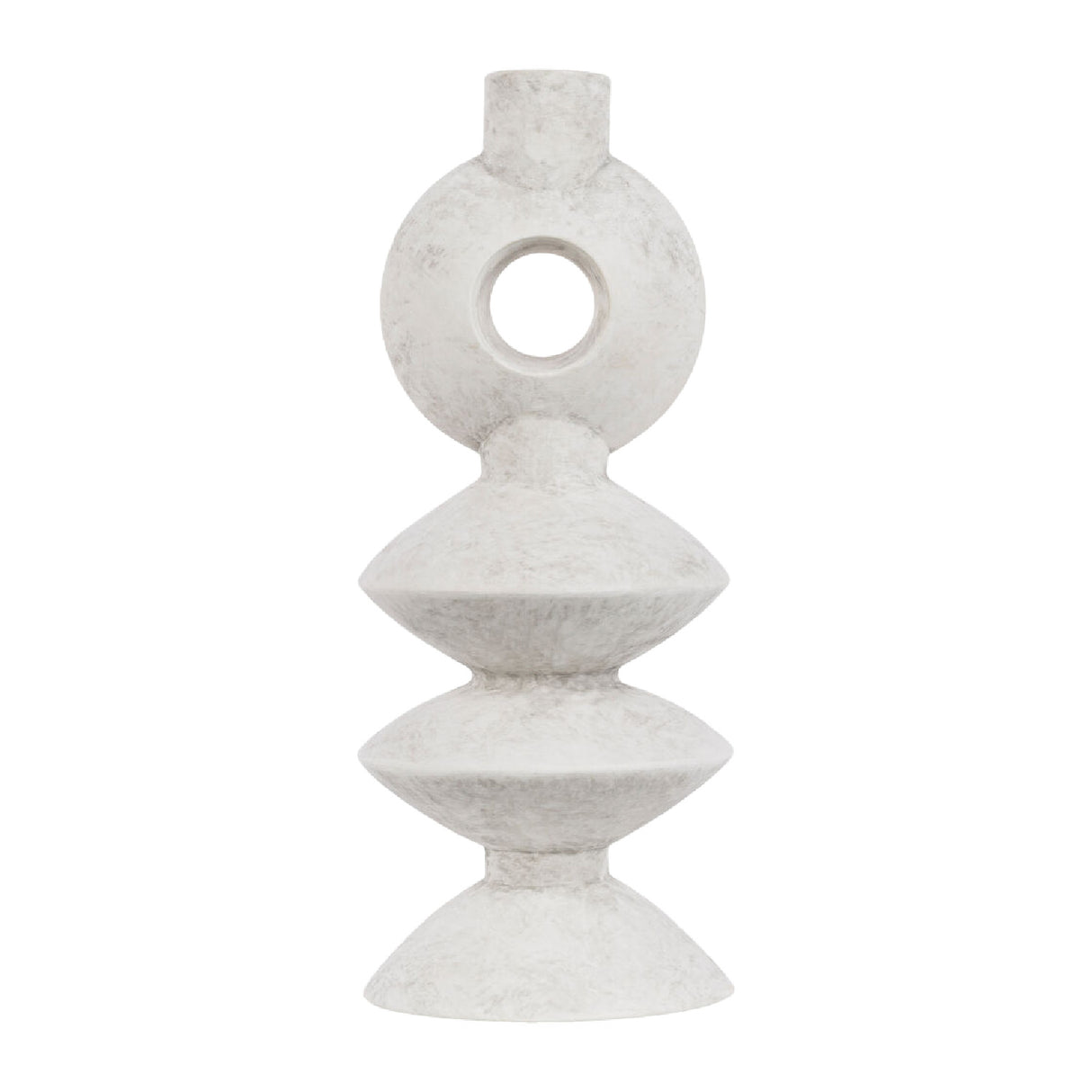 Modern European furniture - Matte Ceramic Geometrical Vase - www.oroa.com | Oroa.com