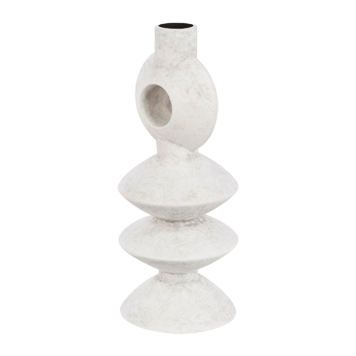 Modern European furniture - Matte Ceramic Geometrical Vase - www.oroa.com | Oroa.com