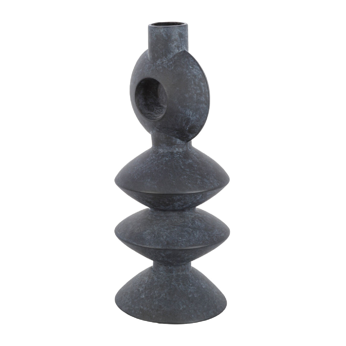 Modern European furniture - Matte Ceramic Geometrical Vase - www.oroa.com | Oroa.com