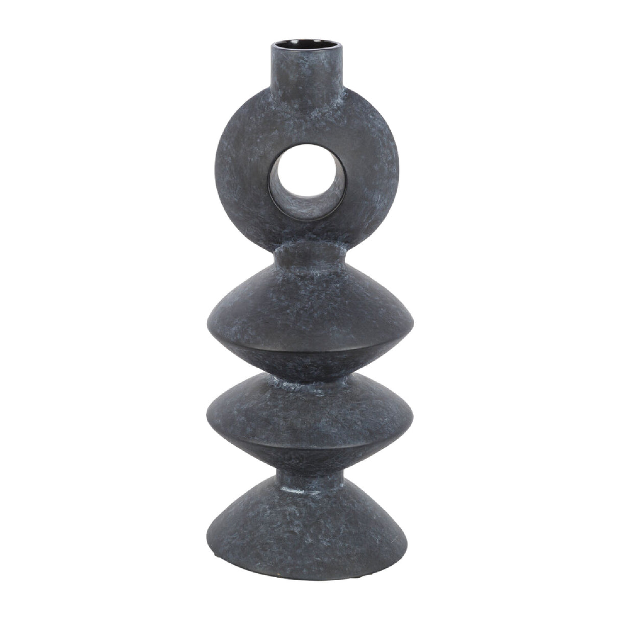 Modern European furniture - Matte Ceramic Geometrical Vase - www.oroa.com | Oroa.com