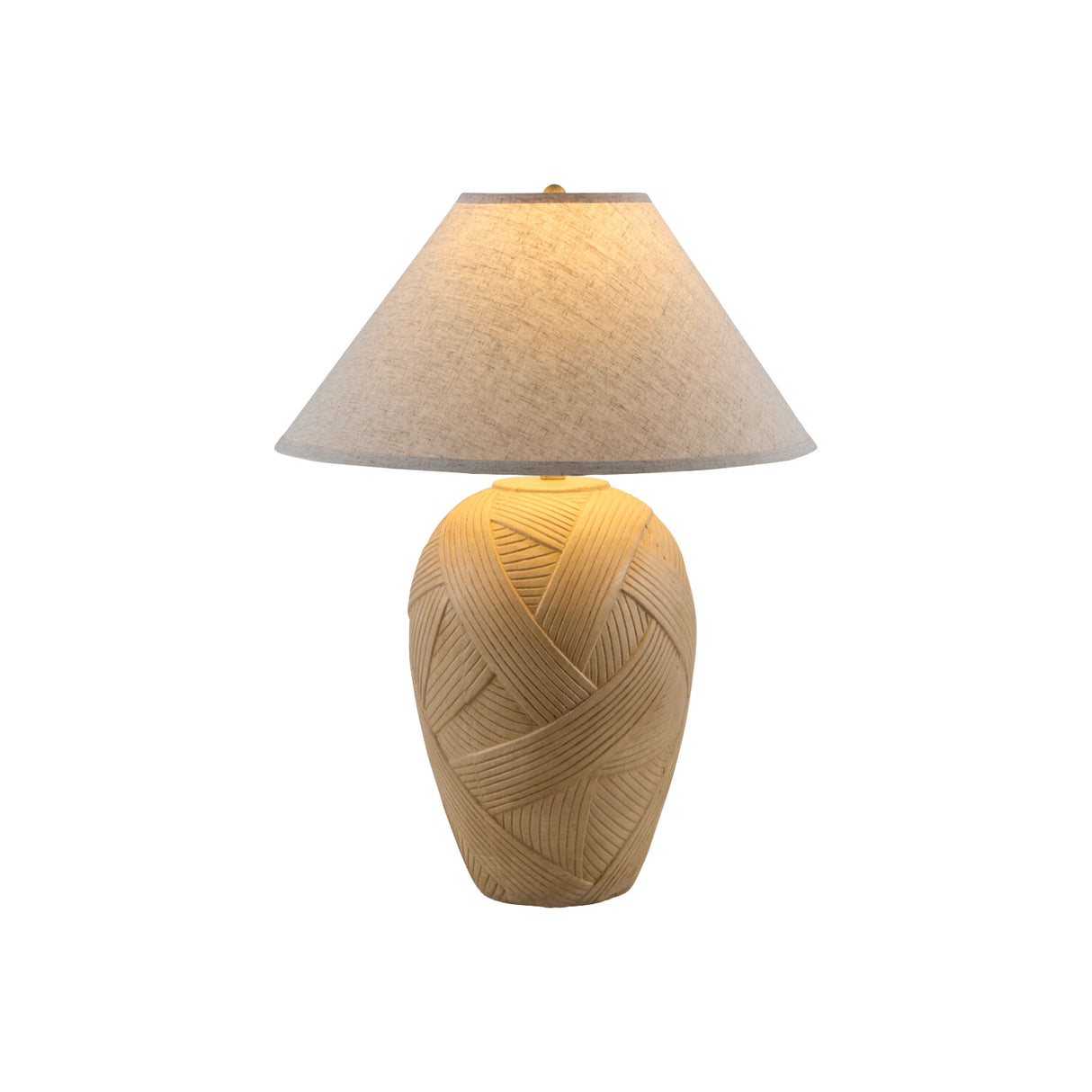 Modern European furniture - Cream Ceramic Accent Table Lamp - www.oroa.com | Oroa.com