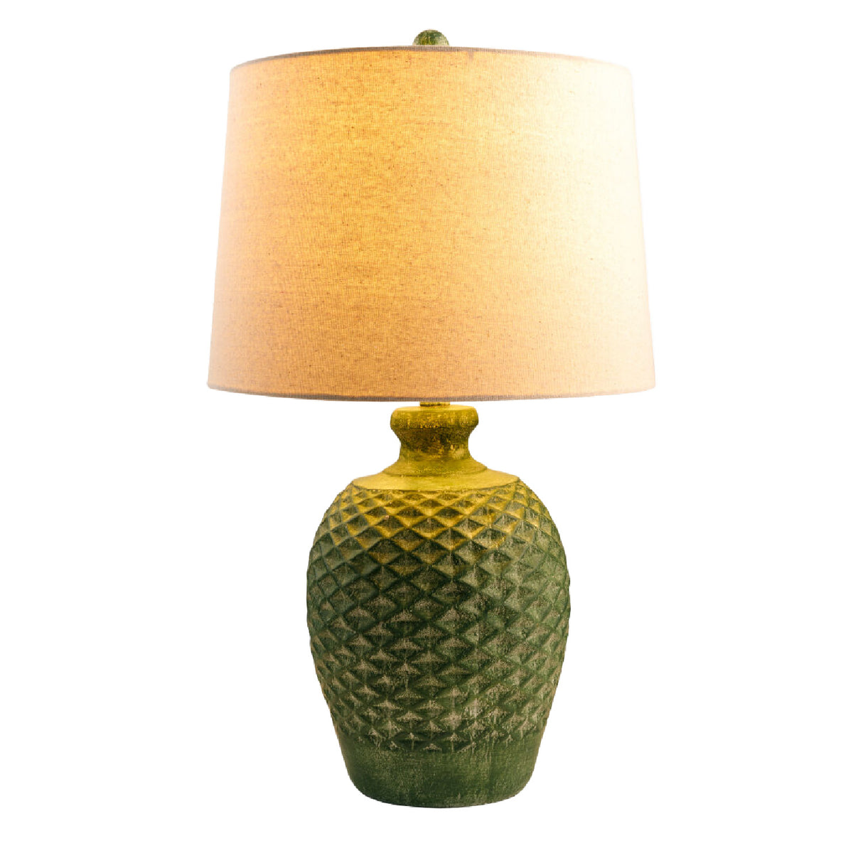 Modern European furniture - Green Cement Accent Table Lamp S - www.oroa.com | Oroa.com
