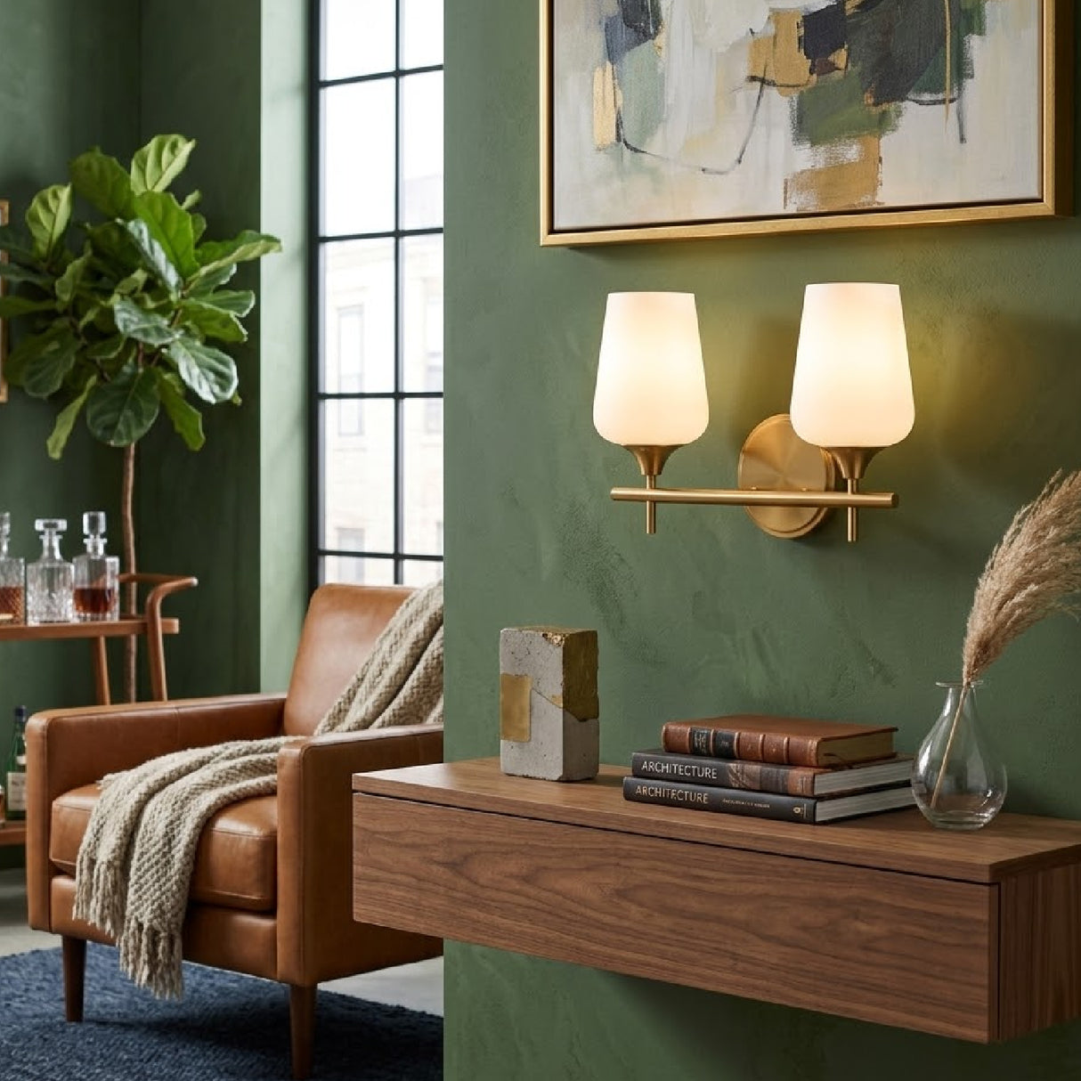 Modern European furniture - Glass Shade Wall Lamp - www.oroa.com | Oroa.com