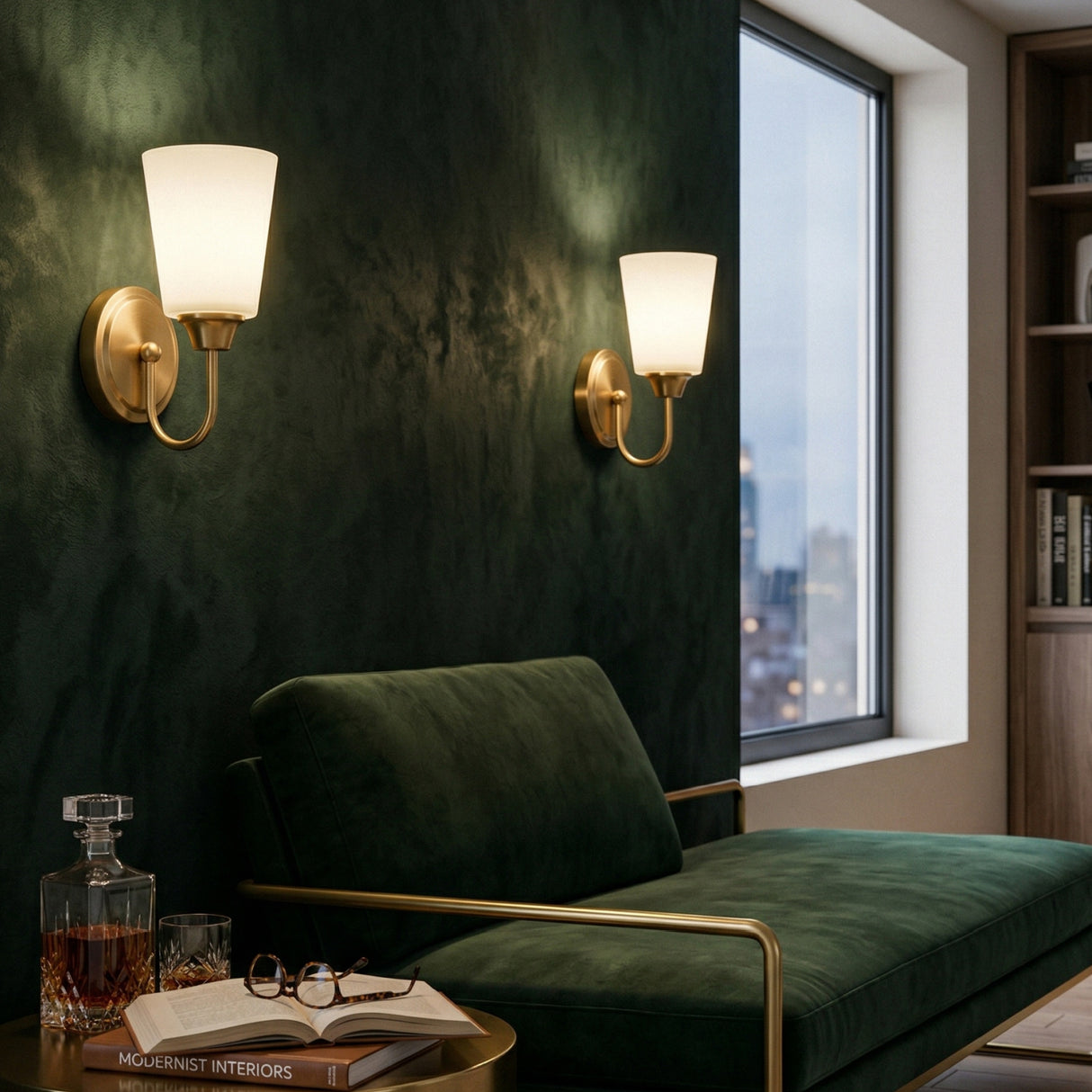 Modern European furniture - Clear Glass Shade Wall Lamp - www.oroa.com | Oroa.com