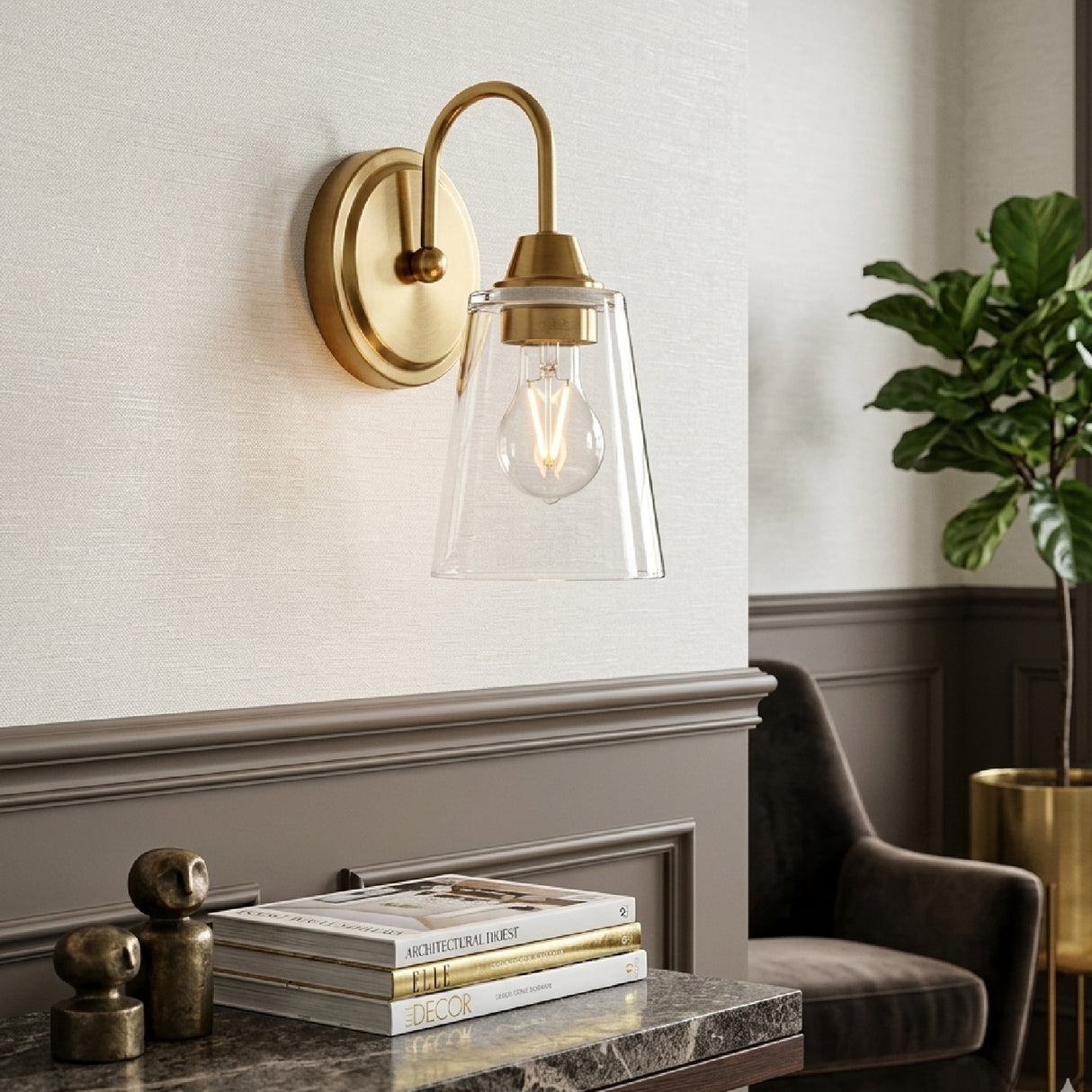 Modern European furniture - Glass Wall Lamp - www.oroa.com | Oroa.com