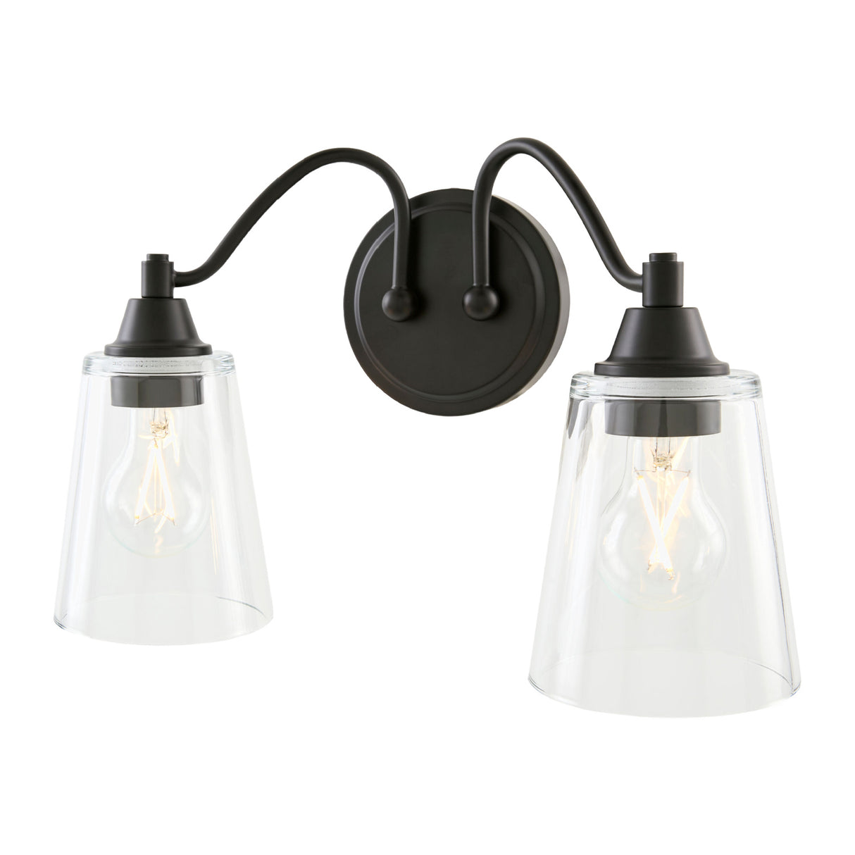 Modern European furniture - Glass Shades 2-Light Wall Lamp - www.oroa.com | Oroa.com