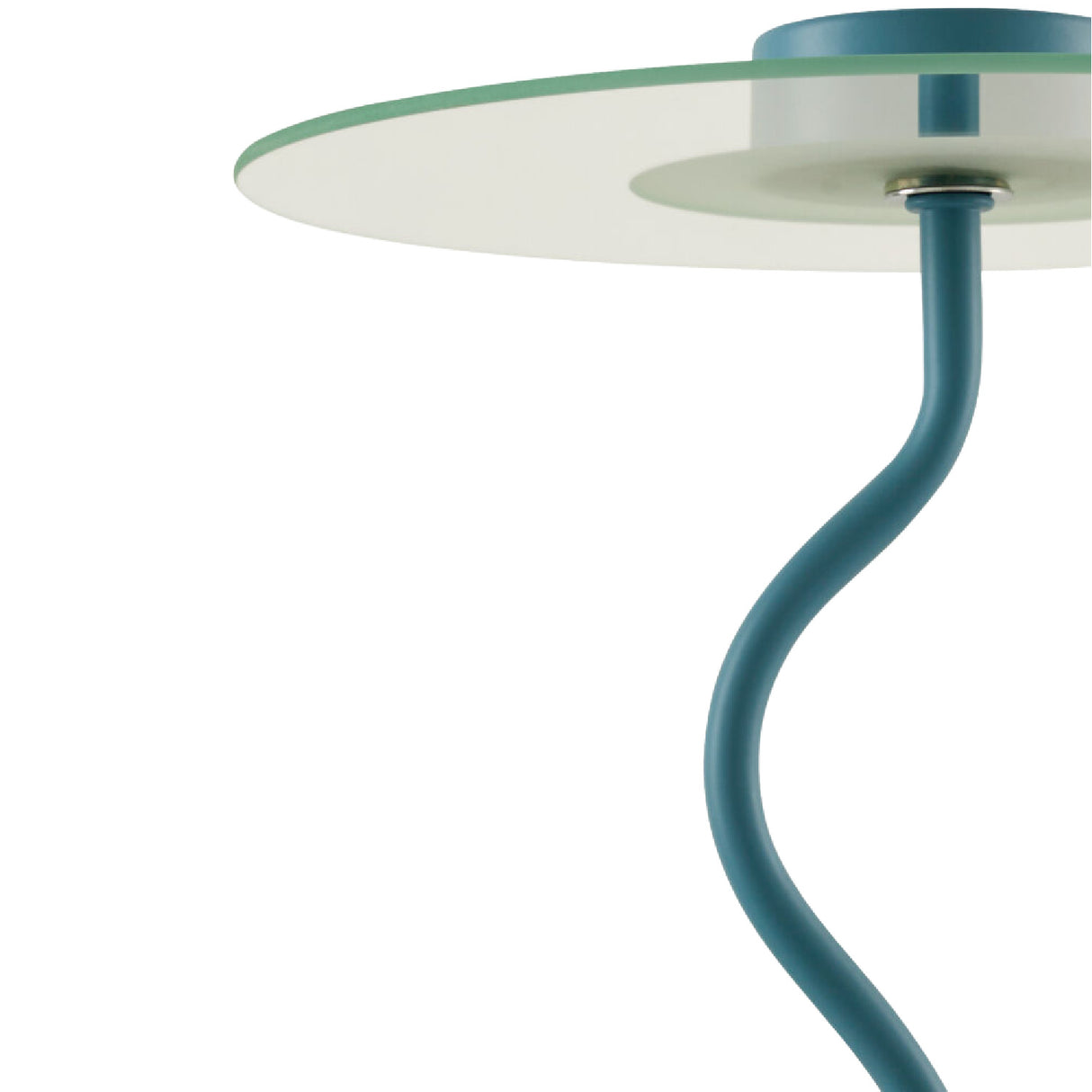 Blue Wavy Accent Table Lamp | Oroa.com