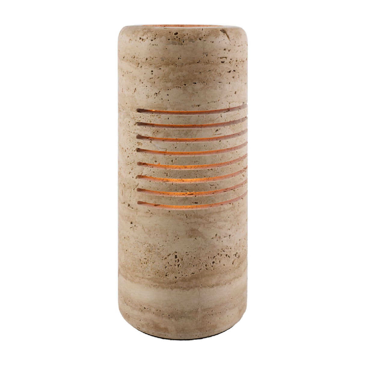 Beige Travertine Accent Table Lamp | Oroa.com