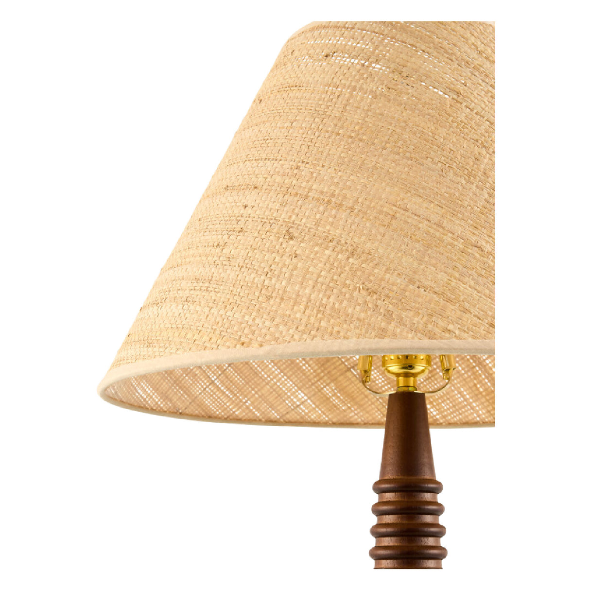 Modern European furniture - Brown Linen Accent Table Lamp - www.oroa.com | Oroa.com