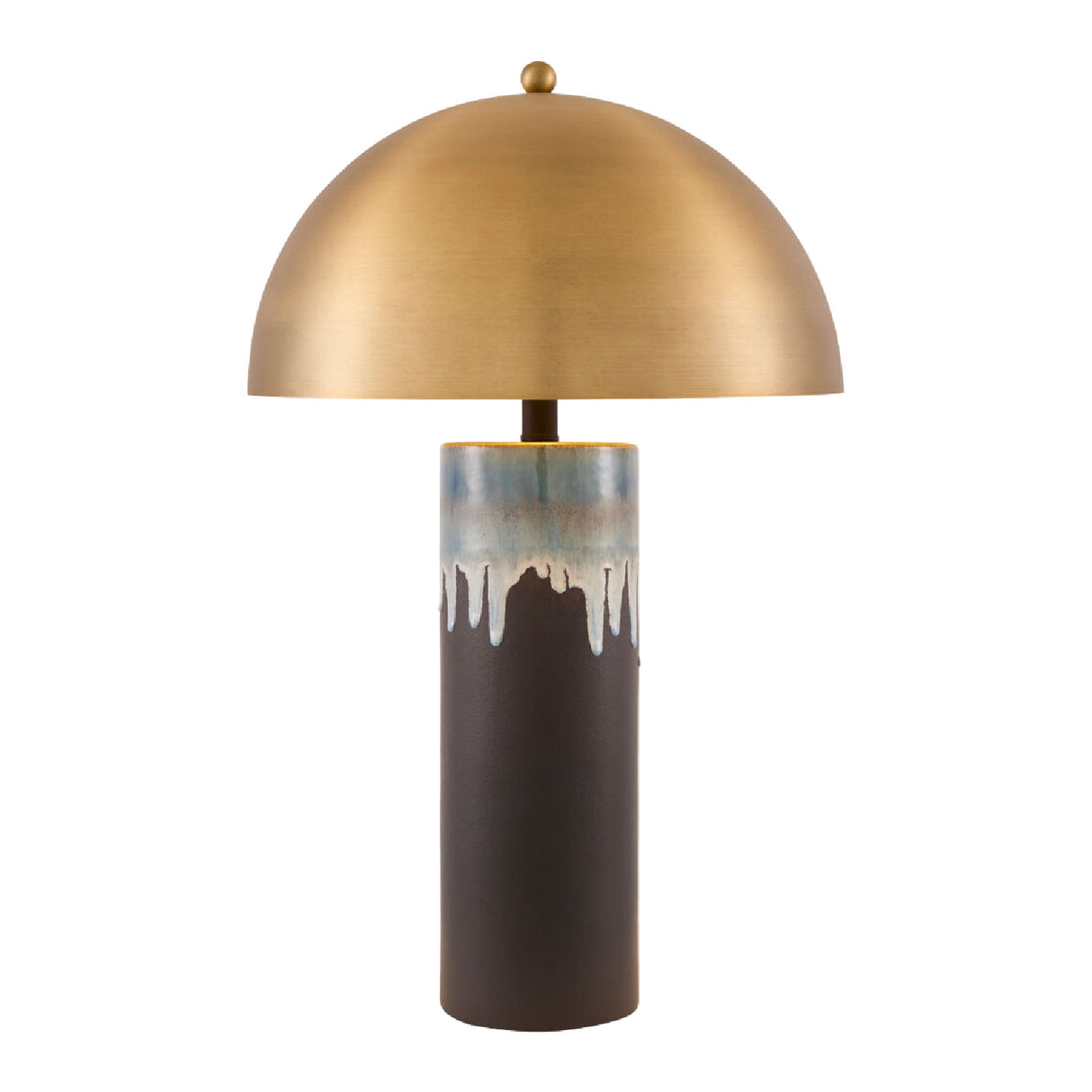 Modern European furniture - Gold Metal Dome Table Lamp - www.oroa.com | Oroa.com