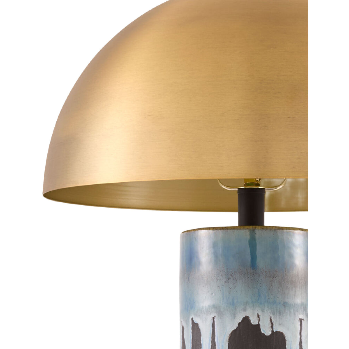 Modern European furniture - Gold Metal Dome Table Lamp - www.oroa.com | Oroa.com