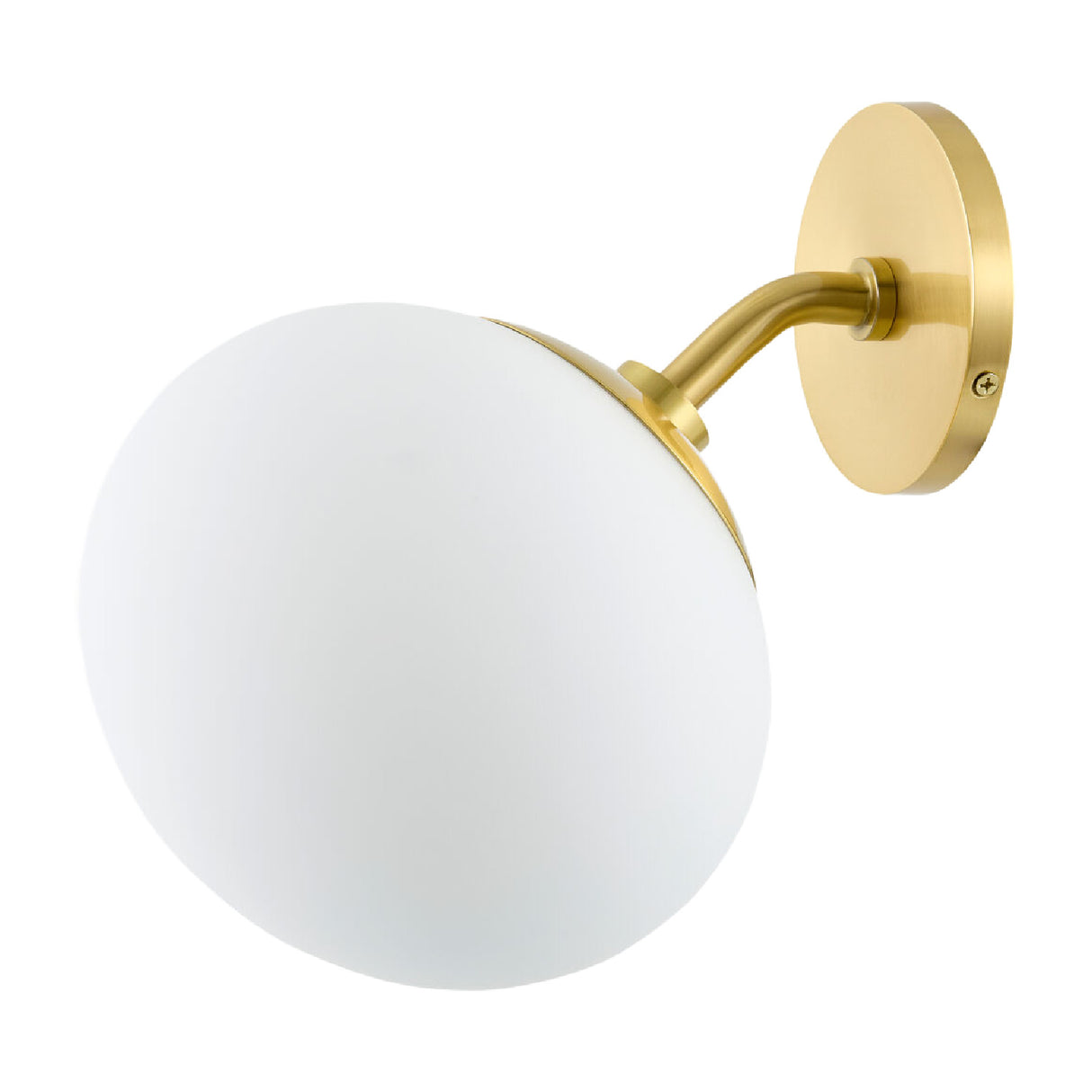 Modern European furniture - White Glass Wall Lamp - www.oroa.com | Oroa.com