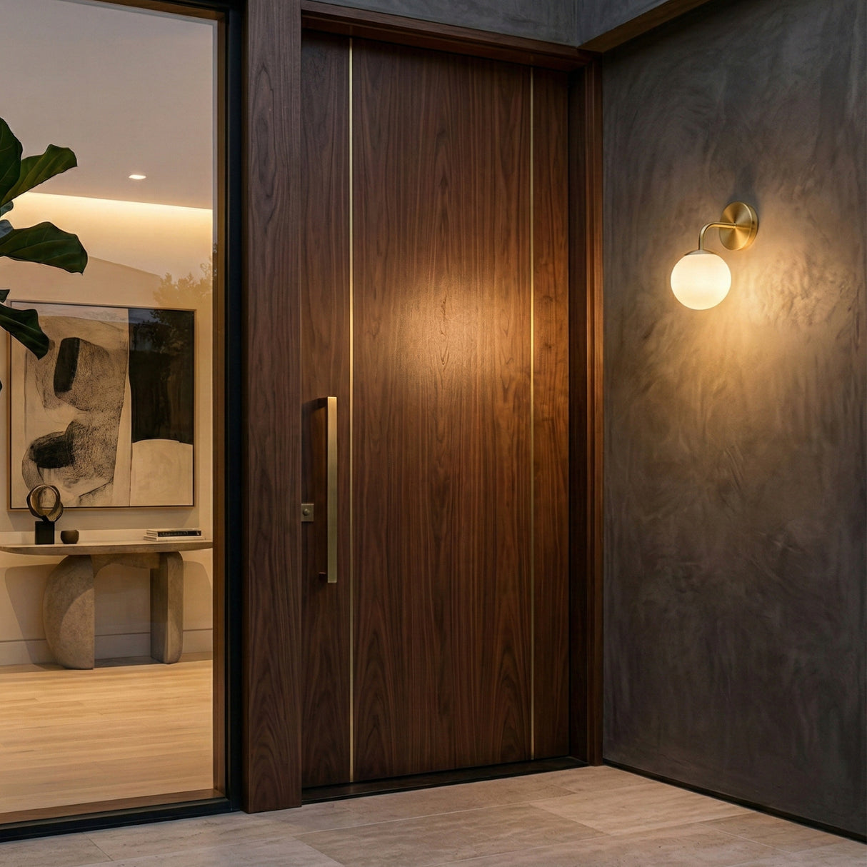Modern European furniture - White Glass Wall Lamp - www.oroa.com | Oroa.com