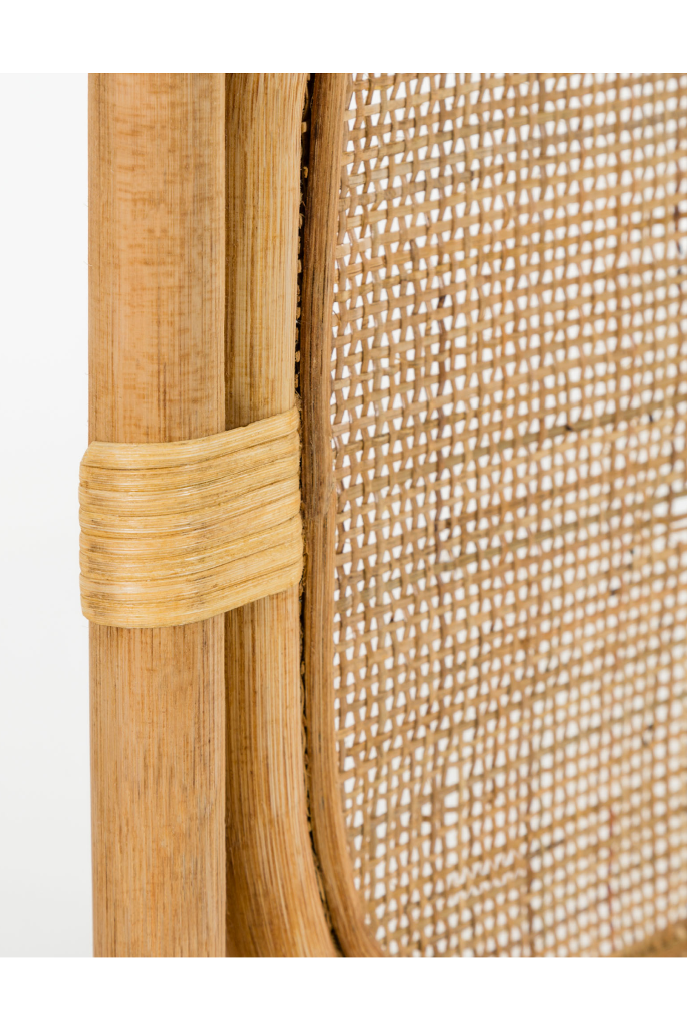 Rattan 3-Panel Queen Headboard 67" | Oroa.com