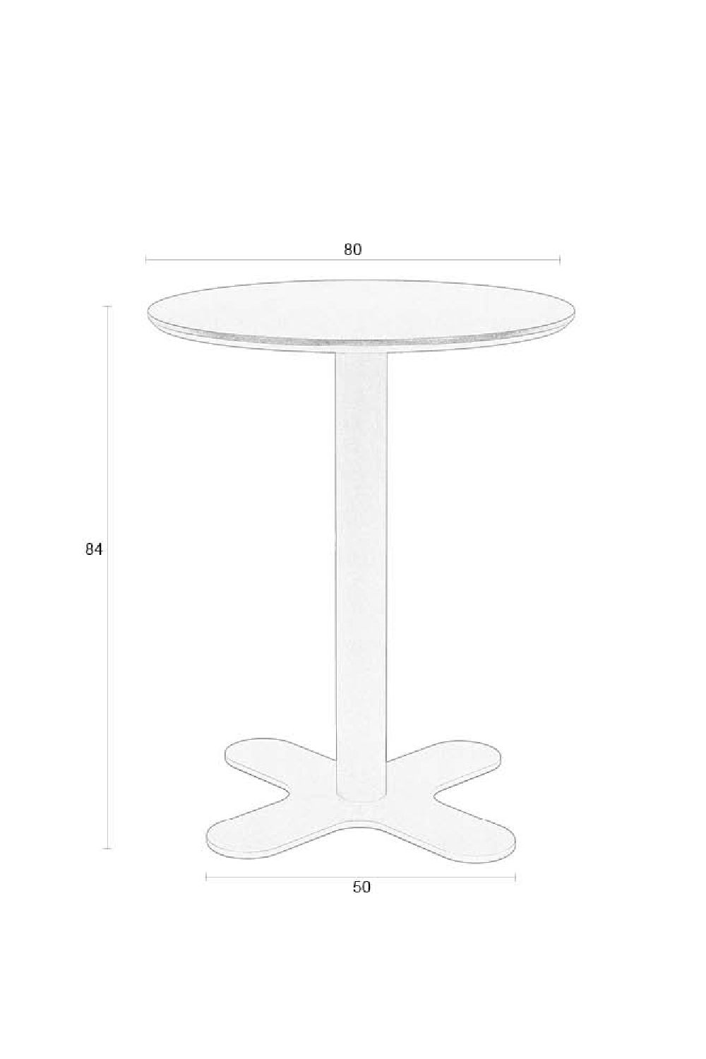 Black Round Bistro Table | DF Sanjay | Oroatrade.com