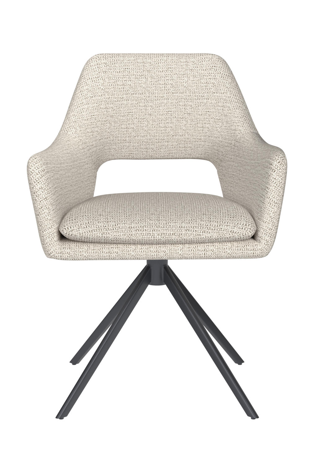 Cut-Out Back Swivel Armchair | DF Mos | OROA.com