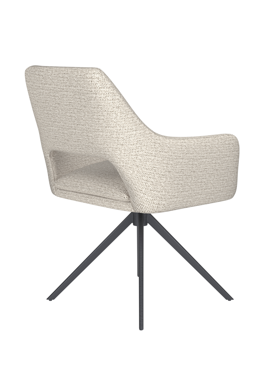 Cut-Out Back Swivel Armchair | DF Mos | OROA.com