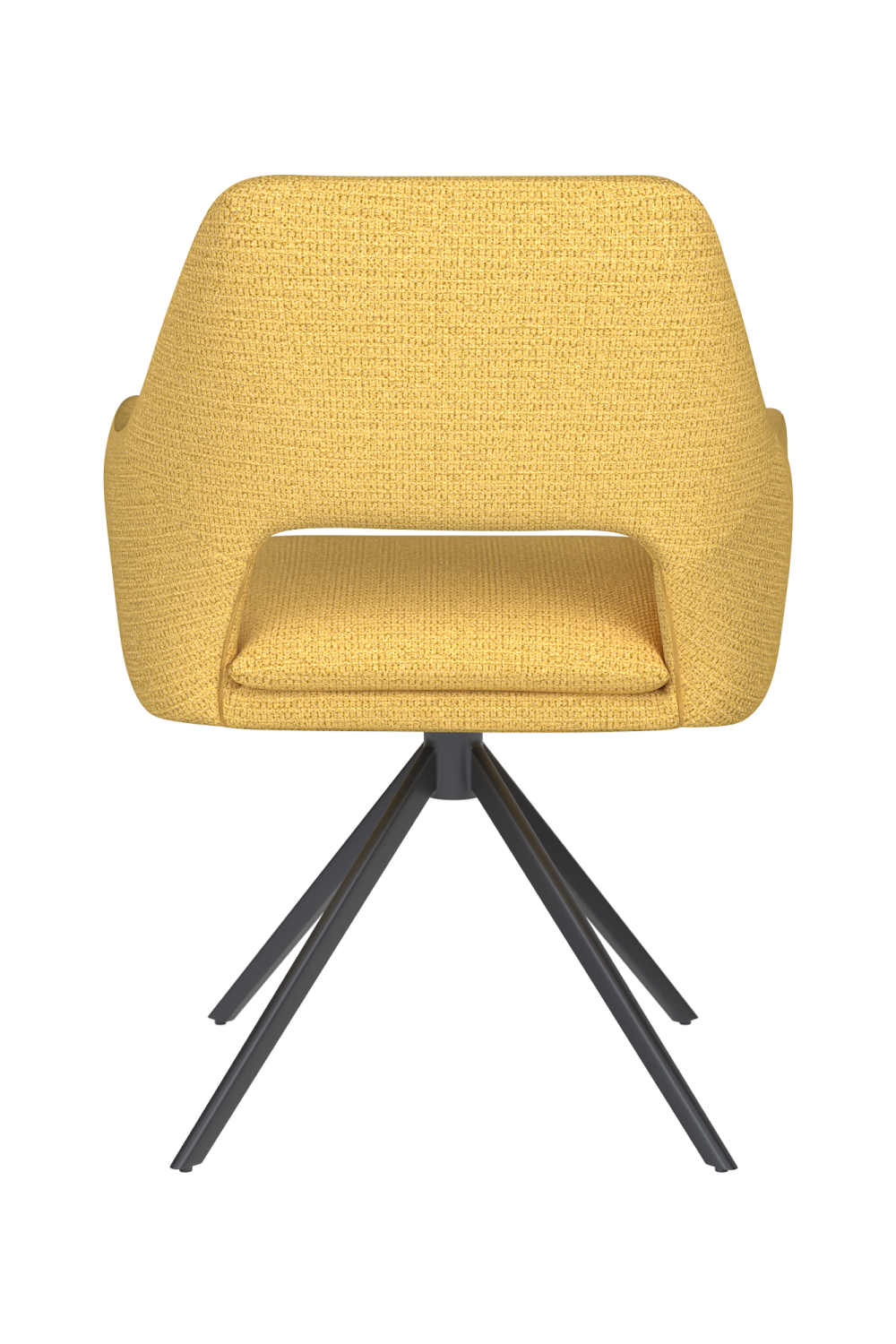 Cut-Out Back Swivel Armchair | DF Mos | OROA.com