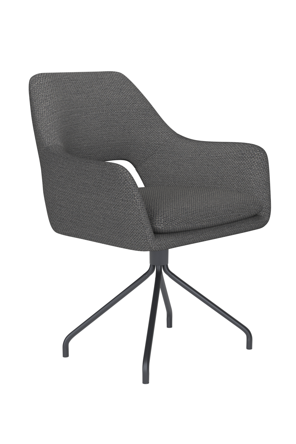 Cut-Out Back Spider Swivel Armchair | DF Mos | OROA.com